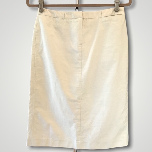 Jil Sander Vintage Pencil Skirt Khaki Tan Small